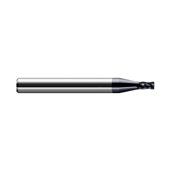 Miniature End Mill - 4 Flute - Corner Radius